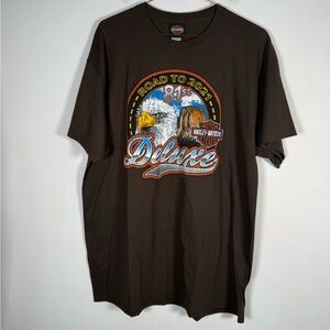 Harley-Davidson Men’s Size XL Deluxe of Sundance Wyoming Road to 2021 81st Tee